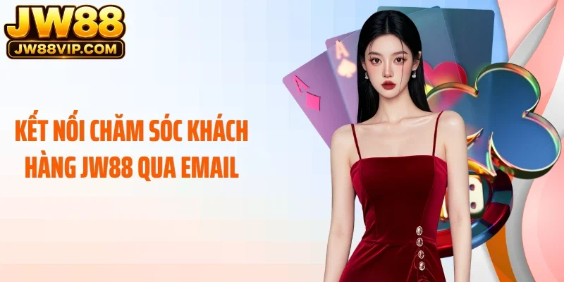 Kết nối chăm sóc khách hàng JW88 qua email
